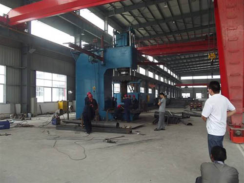 無錫錐形鋼管車間展示